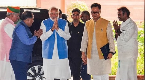 PM MODI MEETING NDA MP